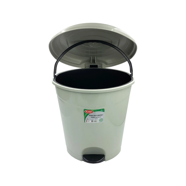 Контейнер для сміття Planet Household №4 з педаллю сірий 22 л (10344) - picture 3