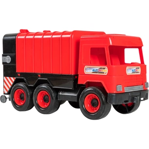 Машинка для дітей Tigres Авто "Middle truck" сміттєвоз (червоний) в коробці (39488) зображення 1