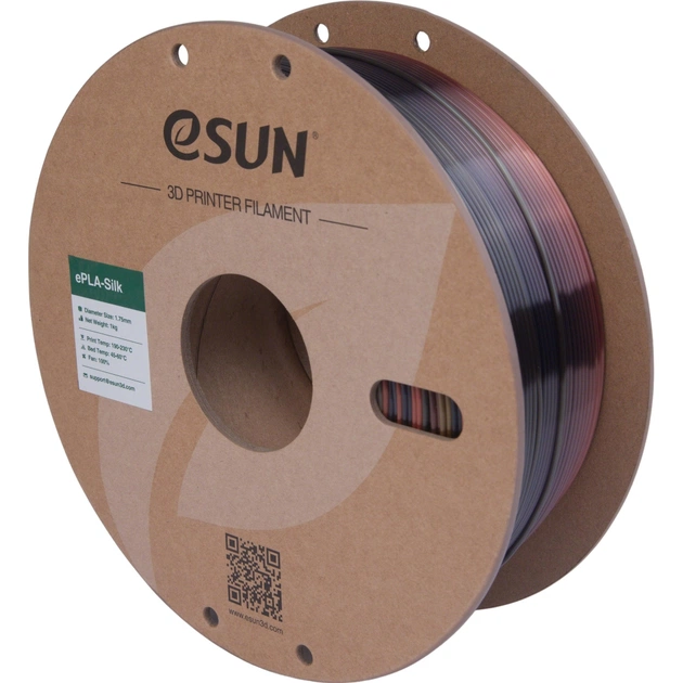 Пластик для 3D-принтера eSUN ePLA-Silk 1,75mm 1kg MORNING GLOW (EPLA-SILK-P175MG1) - зображення 1