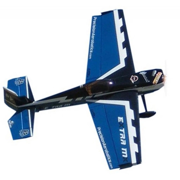 Радіокерована іграшка Precision Aerobatics Літак Extra MX 1472мм KIT (синій) (PA-MX-BLUE) - изображение 1