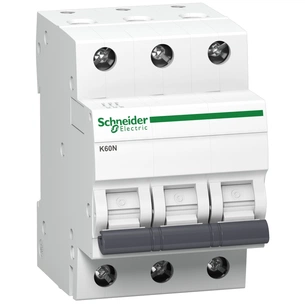 Автоматичний вимикач Schneider Electric Acti9 K60N, 3P, 16A, B, 6кA (A9K01316) зображення 1