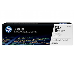 Картридж HP CLJ  128A black DUAL PACK CP1525n/1525nw, CM1415fn/1415fnw (CE320AD) зображення 1