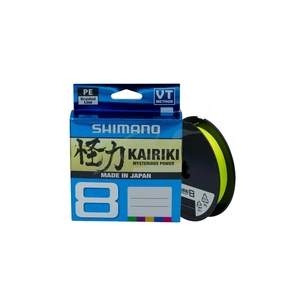 Шнур Shimano Kairiki 8 PE Yellow 150m 0.19mm 12.0kg (59WPLA58R34) зображення 1