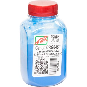 Тонер Canon MF610/630, 70г Cyan AHK (1505203) зображення 1