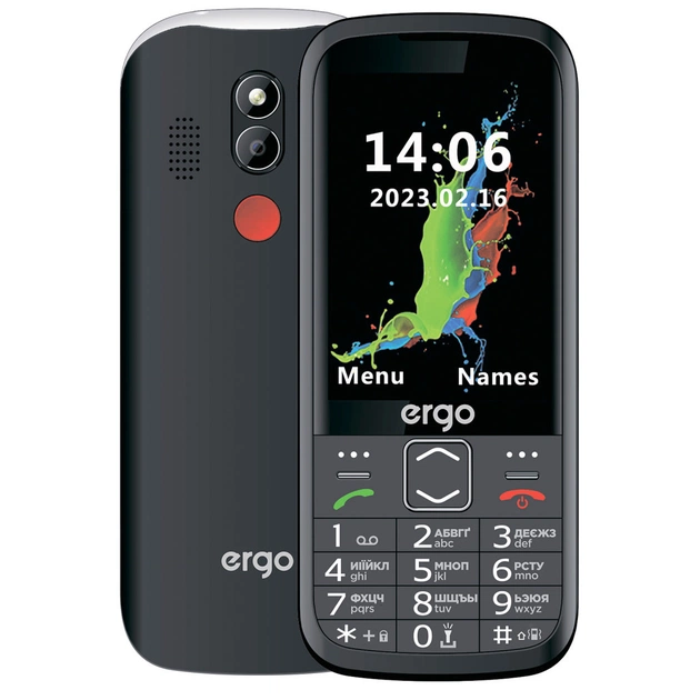 Мобільний телефон Ergo R351 Black - изображение 1