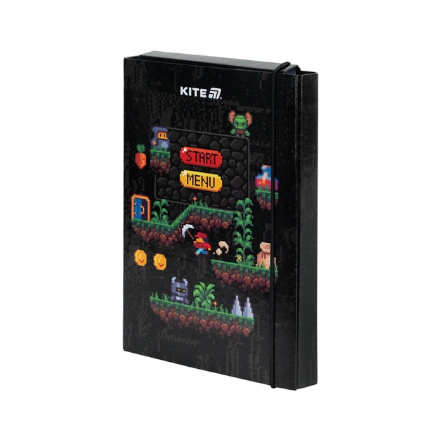Папка для тетрадей Kite В5 на резинке Pixel Game (K25-210-2) - изображение 1