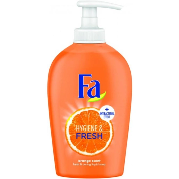 Рідке мило Fa Hygiene & Fresh Аромат апельсина 250 мл (9000101011647) - зображення 1