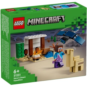 Конструктор LEGO Minecraft Експедиція Стіва в пустелю 75 деталей (21251) зображення 1