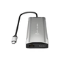 Концентратор J5create USB-C 9-in-1 2xUSB 3.2 + 2xUSB-C PD + 2xHDMI 4K + DisplayPort + SD/TF + RJ45 1000Mbps gray (JCD397-N) - зменшене зображення 3