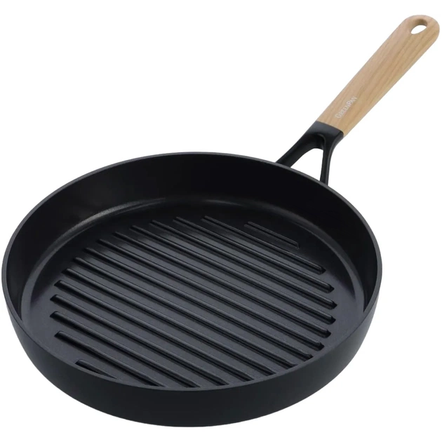 Сковорода GreenPan Eco Smartshape гриль 28 см світле дерево (CC006449-001) - зображення 1