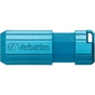 USB флеш накопичувач Verbatim 32GB Store 'n' Go Pin Stripe Blue USB 2.0 (049057) - зменшене зображення 1