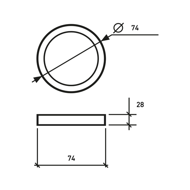 Лампочка Eurolamp LED GX53 12W 4000K (LED-GX53-1240(N)) - picture 4