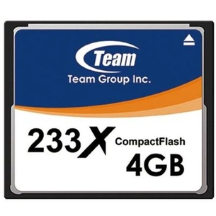 Карта пам'яті Team 4GB Compact Flash 233x (TCF4G23301) зображення 1