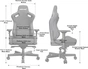 Кресло для геймеров Anda Seat Kaiser 2 XL Brown (AD12XL-07-K-PV-K01) - уменьшенное изображение 3