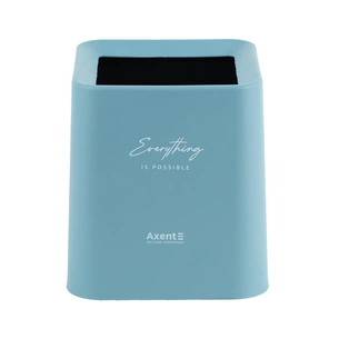 Кошик для паперів Axent Настільний контейнер для сміття, квадратний, блакитний (2132-07-A) зображення 1