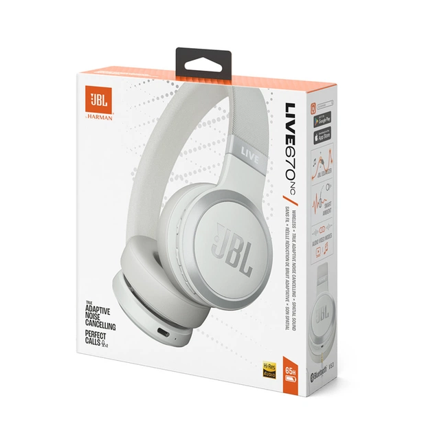 Навушники JBL Live 670 NC White (JBLLIVE670NCWHT) - зображення 11