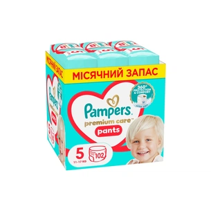 Підгузки Pampers Premium Care Pants Junior Розмір 5 (12-17 кг) 102 шт (8700216829380) зображення 1
