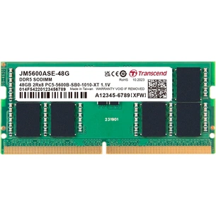Модуль пам'яті для ноутбука SoDIMM DDR5 48GB 5600 MHz Transcend (JM5600ASE-48G) зображення 1