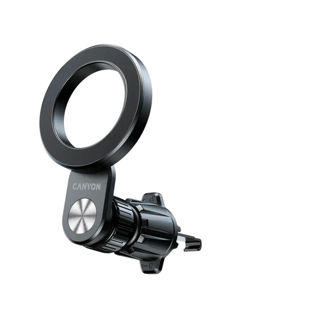 Універсальний автотримач Canyon Magnetic car holder OnGrip 12 suction + air vent Black (CNS-CCHM12) - picture 8