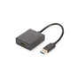 Переходник USB 3.0 AM to HDMI AF Full HD black Digitus (DA-70841) - уменьшенное изображение 1