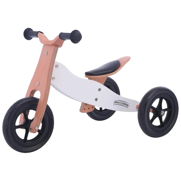 Біговел FreeON Free2Move 2 в 1 коричнево - білий (42868) - зображення 1