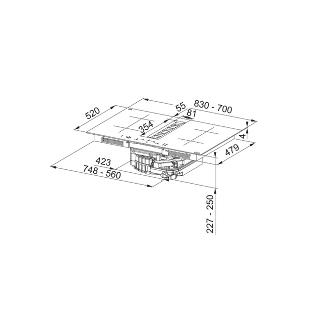 Варочна поверхня Franke Smart 2Gether FSM 7072 4RC HI (340.0731.892) - зображення 6
