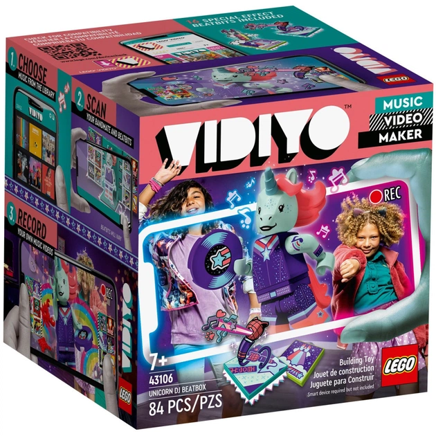 Конструктор LEGO VIDIYO Бітбокс Діджея Єдинорога (43106) - зображення 1
