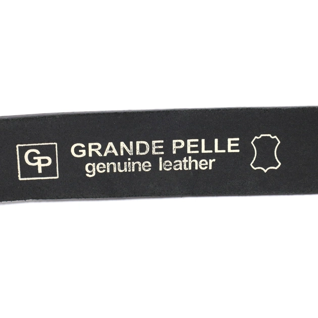Ремінь Grande Pelle Брючний з натуральної шкіри Чорний (11677) - зображення 5