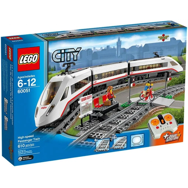 Конструктор LEGO City Швидкісний пасажирський потяг (60051) - зображення 1