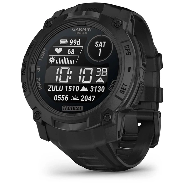 Смарт-годинник Garmin Instinct 3, Tactical, Solar, 50mm, Black,GPS смарт-годинник (010-02935-50) - зображення 1