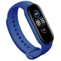 Ремінець до фітнес браслета BeCover Silicone для Xiaomi Mi Smart Band 5 Blue (705064) - зменшене зображення 1