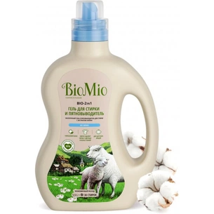 Гель для прання BioMio Bio-2-in-1 концентрат 1.5 л (4603014008534) зображення 1