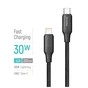 Дата кабель USB-C to Lightning 2.0m PD30W TPE embossed black ColorWay (CW-CBPDCL102-BK) - уменьшенное изображение 4