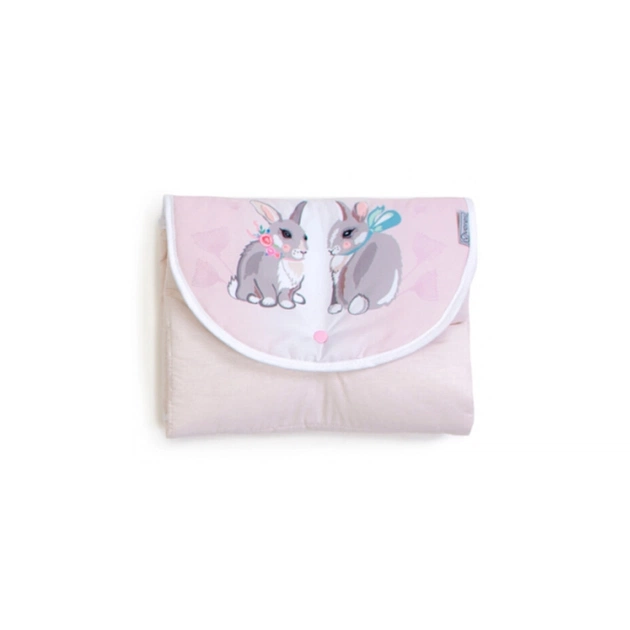 Пеленальний матрацик Верес Summer Bunny pink (57*60) дорожній (427.2) - picture 1