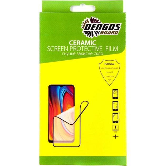 Плівка захисна Dengos Ceramic Film Xiaomi Redmi 9A/9C (black) (TGCF-11) - зображення 1