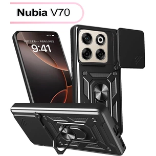 Чохол до мобільного телефона BeCover Military Nubia V70 Black (713534) зображення 1