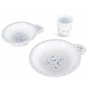 Набір дитячого посуду Baby Team тарілка, миска, чашка (6093) - preview 1