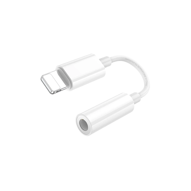 Перехідник Lightning to 3.5mm F white BOROFONE (6941991111143) - picture 3