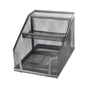 Підставка для дрібниць Buromax 152 x 102 x 103 мм, металева, срібна (BM.6245-24) - зменшене зображення 1