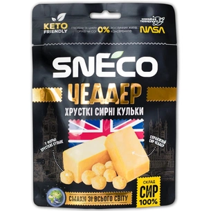 Сыр сушеный snEco Чеддер 28 г (4823095000023) изображение 1