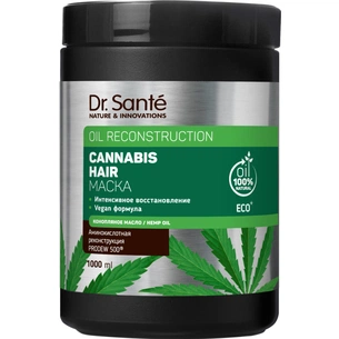 Маска для волосся Dr. Sante Cannabis Hair Oil Reconstruction 1000 мл (8588006039252) зображення 1