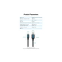 Дата кабель USB 2.0 AM to USB-C 1.5m 3A black Vention (COKBG) - уменьшенное изображение 5