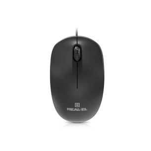 Мышка REAL-EL RM-206 USB Black (EL123200061) изображение 1