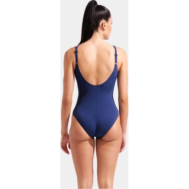 Купальник Arena Shimmering Swimsuit U Back 010810-708 синій 44 (3468337757641) - зображення 4