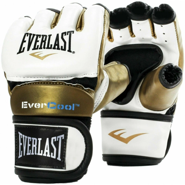 Рукавички для MMA Everlast Everstrike TG GL 839310-70-33 білий Уні S/M (009283587512) - изображение 1
