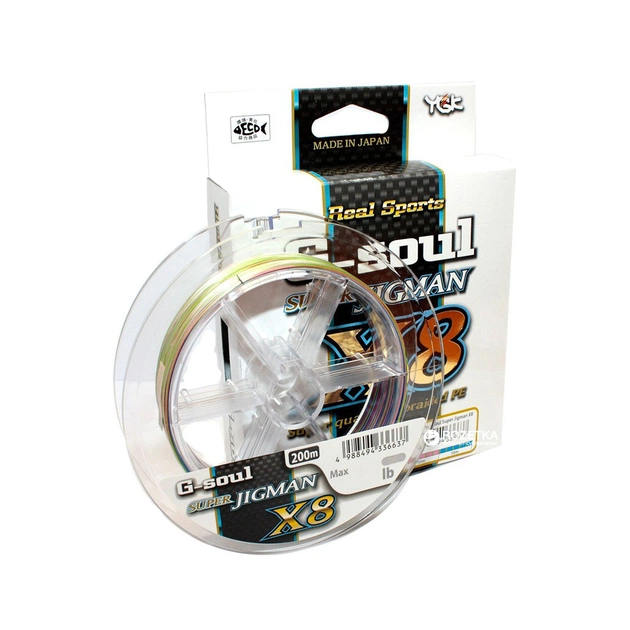 Шнур YGK Super Jig Man X8 200m Multi Color 0.6/0.128mm 14lb (5545.00.57) - зображення 1