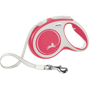Повідець для собак Flexi New Comfort М стрічка 5 м (червоний) (4000498043622) зображення 1