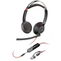 Навушники Poly Blackwire 5220 USB-A/USB-C 3.5 мм Black (8X231AA) - зменшене зображення 1