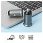 Зарядний пристрій Armorstandart USB Type-C PD20W + USB QC 3.0 Grey + cable USB-C (ARM82461) - зменшене зображення 5