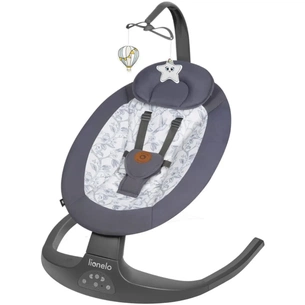 Крісло-гойдалка Lionelo Ralf Grey White (LO-RALF GREY WHITE) зображення 1
